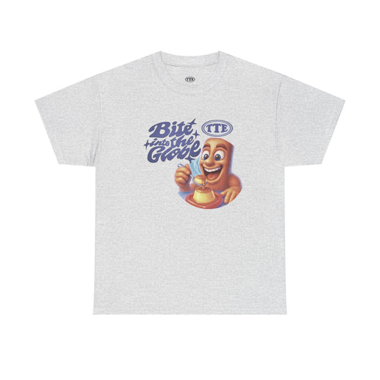 Bite Into the Globe Tee (Large Logo Edition)