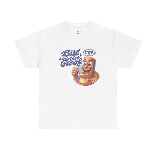 Bite Into the Globe Tee (Large Logo Edition)